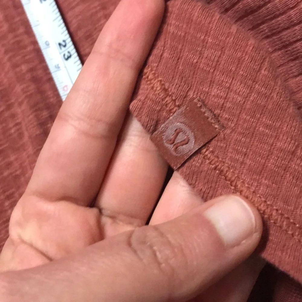 Lululemon Dare to Drape Long Sleeve Rustic Clay - Picture 10 of 12